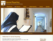 Tablet Screenshot of karmel-mayerling.org